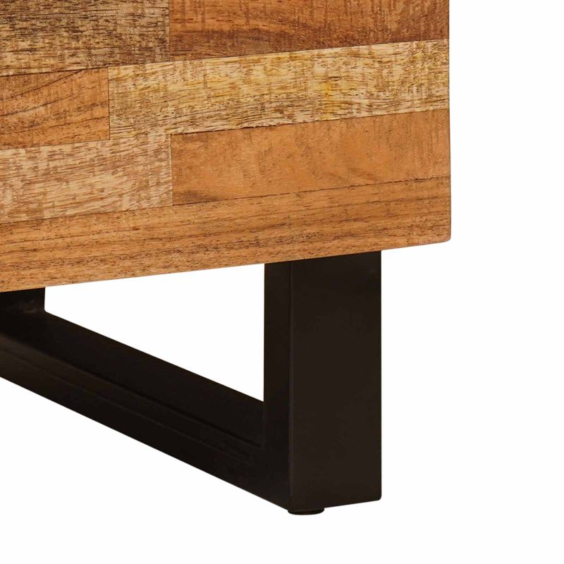 Casa si Gradina - Mobilier - Dulapuri si sifoniere - Dulapuri - Dulap lateral cu usa Maro 60 x 33,5 x 75 cm Lemn de mango solid - Infinity.ro