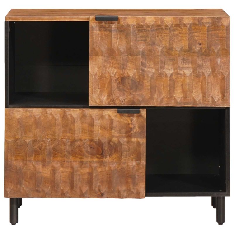 Casa si Gradina - Mobilier - Dulapuri si sifoniere - Dulapuri - Bufet Finisaj Acacia Maro 80 x 33,5 x 75 cm Lemn de mango solid - Infinity.ro
