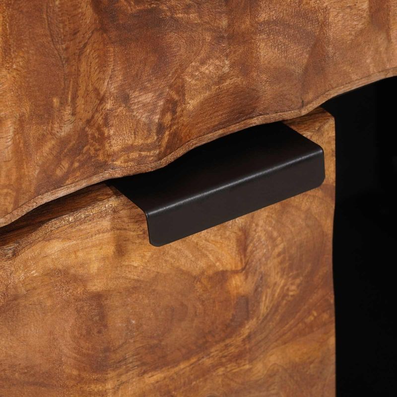 Casa si Gradina - Mobilier - Dulapuri si sifoniere - Dulapuri - Bufet Finisaj Acacia Maro 80 x 33,5 x 75 cm Lemn de mango solid - Infinity.ro