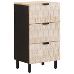 Casa si Gradina - Mobilier - Dulapuri si sifoniere - Dulapuri - Bufet Finisaj Alb Spalat 40 x 33,5 x 75 cm Lemn de mango solid - Infinity.ro