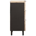Casa si Gradina - Mobilier - Dulapuri si sifoniere - Dulapuri - Bufet Finisaj Alb Spalat 40 x 33,5 x 75 cm Lemn de mango solid - Infinity.ro