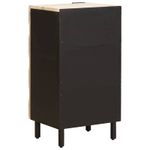 Casa si Gradina - Mobilier - Dulapuri si sifoniere - Dulapuri - Bufet Finisaj Alb Spalat 40 x 33,5 x 75 cm Lemn de mango solid - Infinity.ro