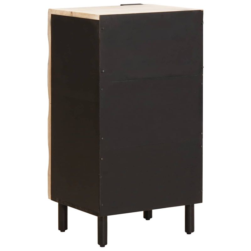 Casa si Gradina - Mobilier - Dulapuri si sifoniere - Dulapuri - Bufet Finisaj Alb Spalat 40 x 33,5 x 75 cm Lemn de mango solid - Infinity.ro