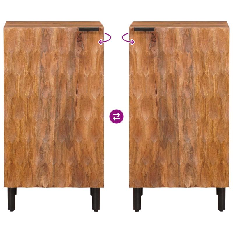 Casa si Gradina - Mobilier - Dulapuri si sifoniere - Dulapuri - Bufet Finisaj Acacia Maro 40 x 33,5 x 75 cm Lemn de mango solid - Infinity.ro
