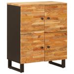Casa si Gradina - Mobilier - Dulapuri si sifoniere - Dulapuri - Dulap lateral cu usa Maro 60 x 33,5 x 75 cm Lemn de mango solid - Infinity.ro