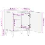 Casa si Gradina - Mobilier - Comode si corpuri - Noptiere - Dulap de noapte 2 pcs Maro 40 x 33,5 x 46 cm - Infinity.ro
