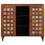 Casa si Gradina - Mobilier - Dulapuri si sifoniere - Dulapuri - Bufet cu raft castan 90 x 33,5 x 75 cm Lemn de mango solid - Infinity.ro