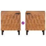 Casa si Gradina - Mobilier - Comode si corpuri - Noptiere - Dulap de noapte 2 pcs Maro 40 x 33,5 x 46 cm - Infinity.ro