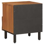 Casa si Gradina - Mobilier - Comode si corpuri - Noptiere - Dulap de noapte 2 pcs Maro 40 x 33 x 46 cm Lemn de mango solid - Infinity.ro