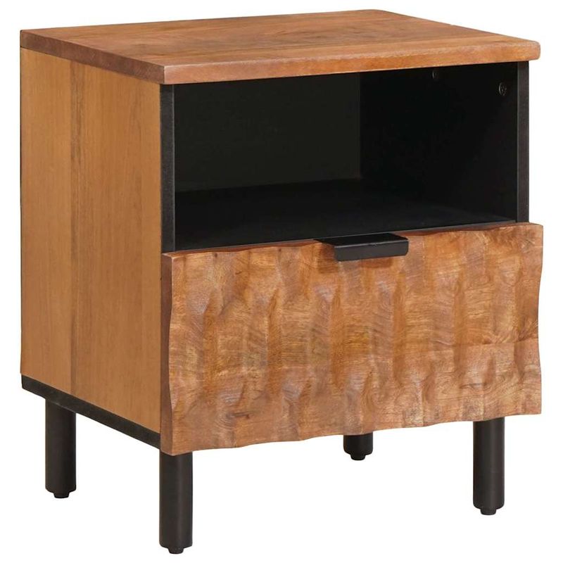 Casa si Gradina - Mobilier - Comode si corpuri - Noptiere - Dulap de noapte 2 pcs Maro 40 x 33 x 46 cm Lemn de mango solid - Infinity.ro