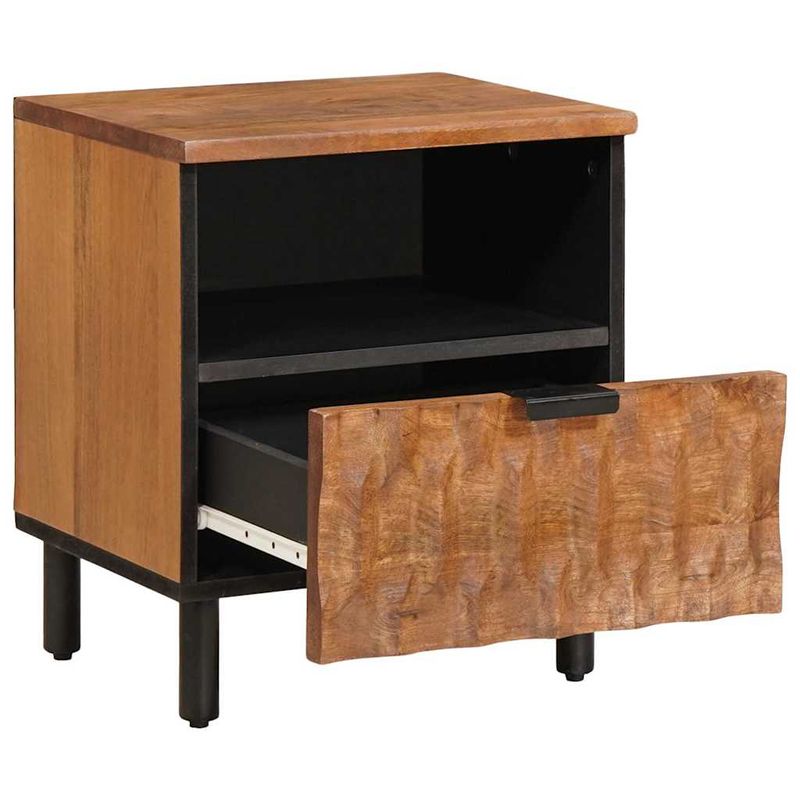 Casa si Gradina - Mobilier - Comode si corpuri - Noptiere - Dulap de noapte 2 pcs Maro 40 x 33 x 46 cm Lemn de mango solid - Infinity.ro