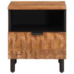 Casa si Gradina - Mobilier - Comode si corpuri - Noptiere - Dulap de noapte 2 pcs Maro 40 x 33 x 46 cm Lemn de mango solid - Infinity.ro
