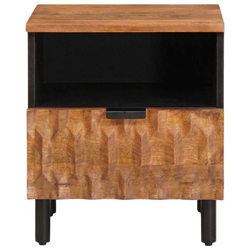 Casa si Gradina - Mobilier - Comode si corpuri - Noptiere - Dulap de noapte 2 pcs Maro 40 x 33 x 46 cm Lemn de mango solid - Infinity.ro