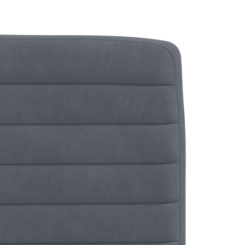 Casa si Gradina - Mobilier - Scaune si fotolii - Scaune - Scaune de bucatarie, 2 buc., gri inchis, catifea - Infinity.ro