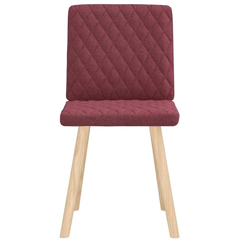 Casa si Gradina - Mobilier - Scaune si fotolii - Scaune - Scaune de bucatarie, 2 buc., rosu vin, material textil - Infinity.ro