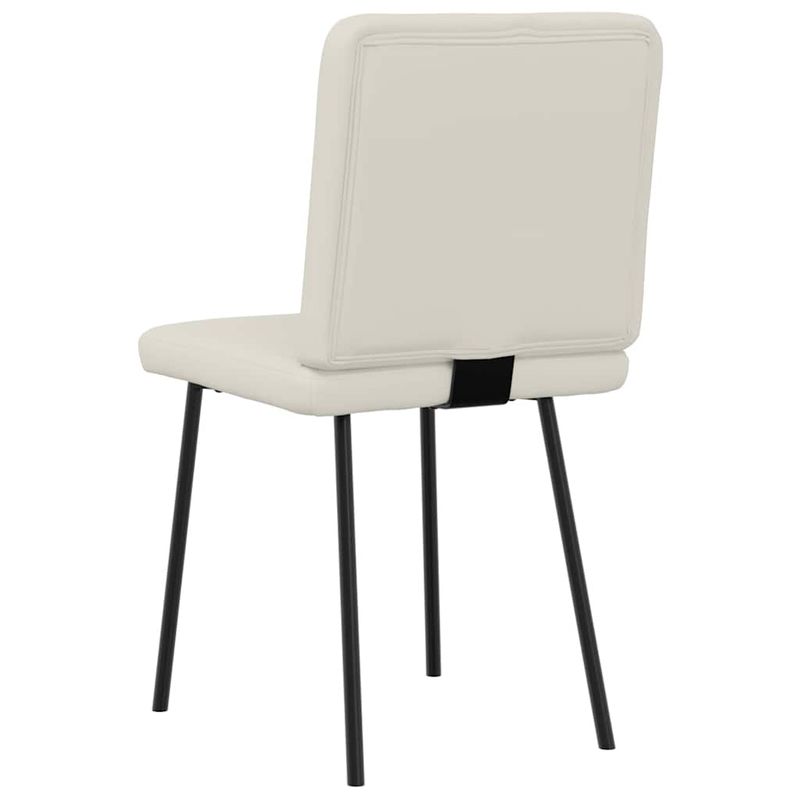Casa si Gradina - Mobilier - Scaune si fotolii - Scaune - Scaune de bucatarie, 2 buc., crem, catifea - Infinity.ro