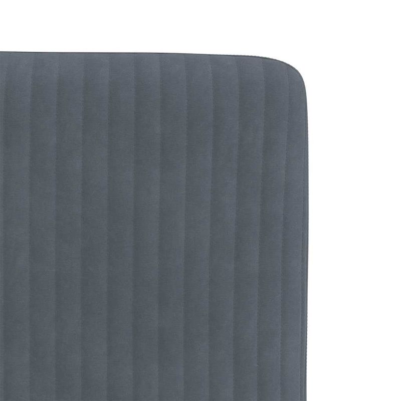 Casa si Gradina - Mobilier - Scaune si fotolii - Scaune - Scaune de bucatarie, 2 buc., gri inchis, catifea - Infinity.ro