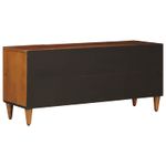 Casa si Gradina - Mobilier - Dulapuri si sifoniere - Dulapuri - Cabinet TV cu usa castan 105 x 33,5 x 46 cm Lemn de mango solid - Infinity.ro