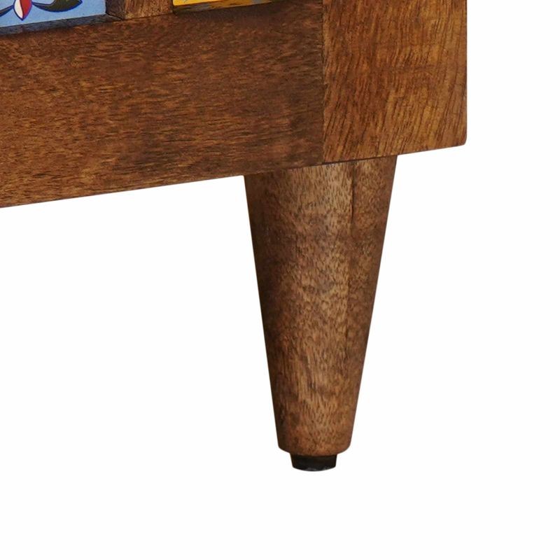 Casa si Gradina - Mobilier - Dulapuri si sifoniere - Dulapuri - Cabinet TV cu usa castan 105 x 33,5 x 46 cm Lemn de mango solid - Infinity.ro