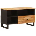 Casa si Gradina - Mobilier - Comode si corpuri - Comode - Cabinet TV cu sertar Maro 80 x 33,5 x 46 cm Lemn de mango solid - Infinity.ro
