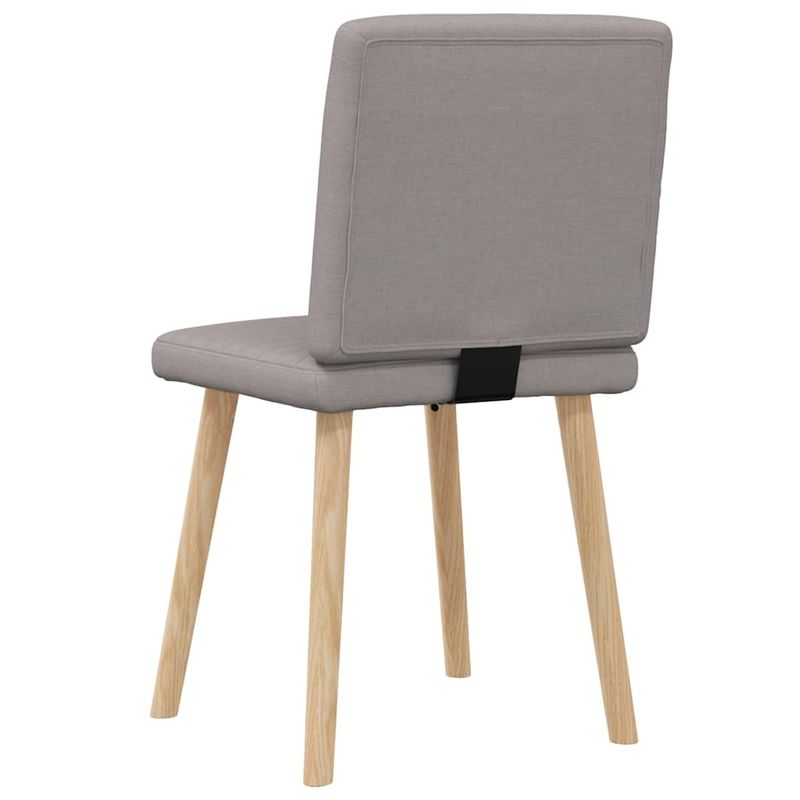 Casa si Gradina - Mobilier - Scaune si fotolii - Scaune - Scaune de bucatarie, 2 buc., gri taupe, material textil - Infinity.ro