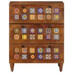Casa si Gradina - Mobilier - Dulapuri si sifoniere - Dulapuri - Bufet castan 60 x 33,5 x 75 cm Lemn de mango solid - Infinity.ro