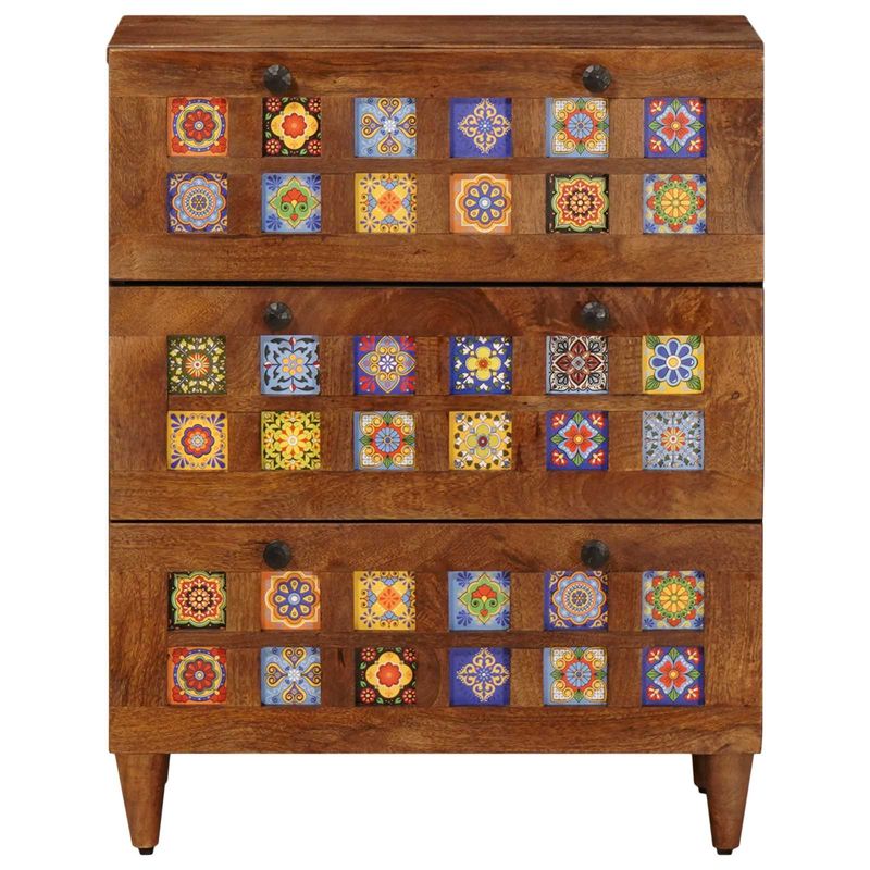 Casa si Gradina - Mobilier - Dulapuri si sifoniere - Dulapuri - Bufet castan 60 x 33,5 x 75 cm Lemn de mango solid - Infinity.ro