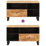 Casa si Gradina - Mobilier - Comode si corpuri - Comode - Cabinet TV cu sertar Maro 80 x 33,5 x 46 cm Lemn de mango solid - Infinity.ro