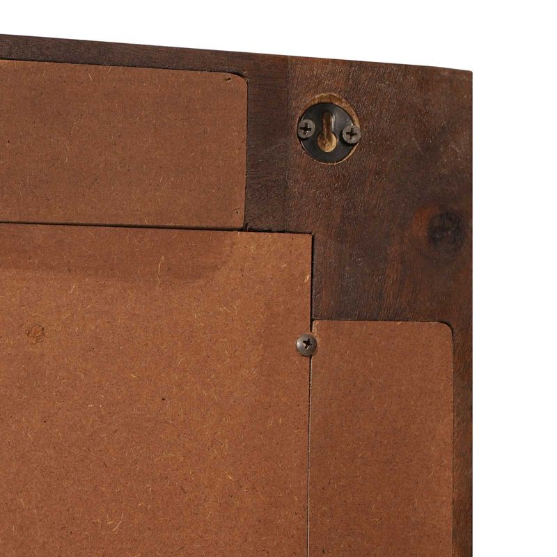 Casa si Gradina - Mobilier - Mobilier baie - Oglinzi baie - Oglinda pentru baie castan 50 x 70 x 3 cm Lemn de mango solid - Infinity.ro