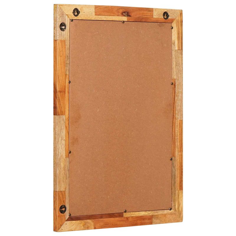 Casa si Gradina - Mobilier - Mobilier baie - Oglinzi baie - Oglinda pentru baie natural 50 x 70 x 3 cm Lemn de mango solid - Infinity.ro