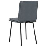 Casa si Gradina - Mobilier - Scaune si fotolii - Scaune - Scaune de bucatarie, 2 buc., gri inchis, catifea - Infinity.ro