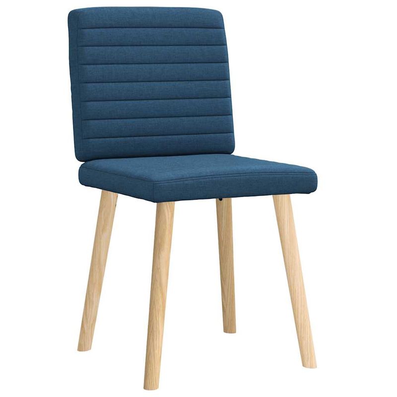 Casa si Gradina - Mobilier - Scaune si fotolii - Scaune - Scaune de bucatarie, 2 buc., albastru, textil - Infinity.ro
