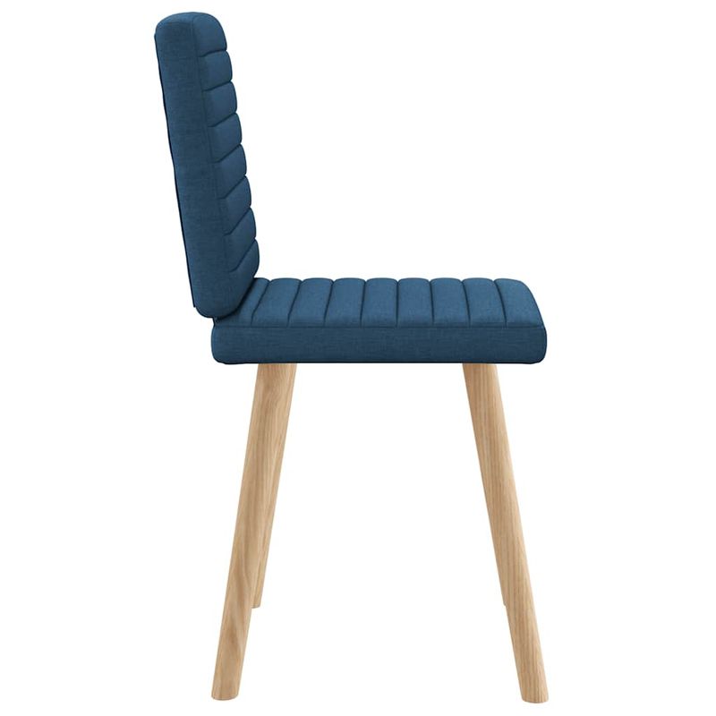 Casa si Gradina - Mobilier - Scaune si fotolii - Scaune - Scaune de bucatarie, 2 buc., albastru, textil - Infinity.ro