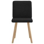 Casa si Gradina - Mobilier - Scaune si fotolii - Scaune - Scaune de bucatarie, 2 buc. negru, textil - Infinity.ro