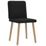 Casa si Gradina - Mobilier - Scaune si fotolii - Scaune - Scaune de bucatarie, 2 buc. negru, textil - Infinity.ro