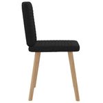 Casa si Gradina - Mobilier - Scaune si fotolii - Scaune - Scaune de bucatarie, 2 buc. negru, textil - Infinity.ro