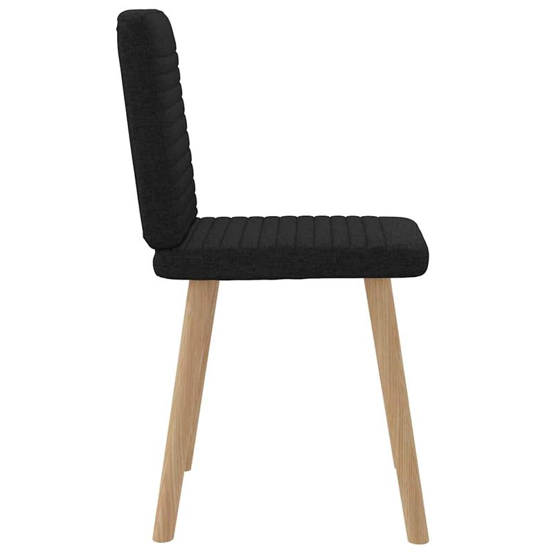 Casa si Gradina - Mobilier - Scaune si fotolii - Scaune - Scaune de bucatarie, 2 buc. negru, textil - Infinity.ro
