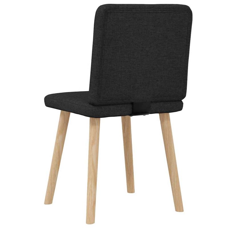Casa si Gradina - Mobilier - Scaune si fotolii - Scaune - Scaune de bucatarie, 2 buc. negru, textil - Infinity.ro