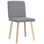 Casa si Gradina - Mobilier - Scaune si fotolii - Scaune - Scaune de bucatarie, 2 buc., gri deschis, material textil - Infinity.ro