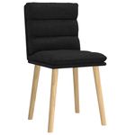 Casa si Gradina - Mobilier - Scaune si fotolii - Scaune - Scaune de bucatarie, 2 buc. negru, textil - Infinity.ro