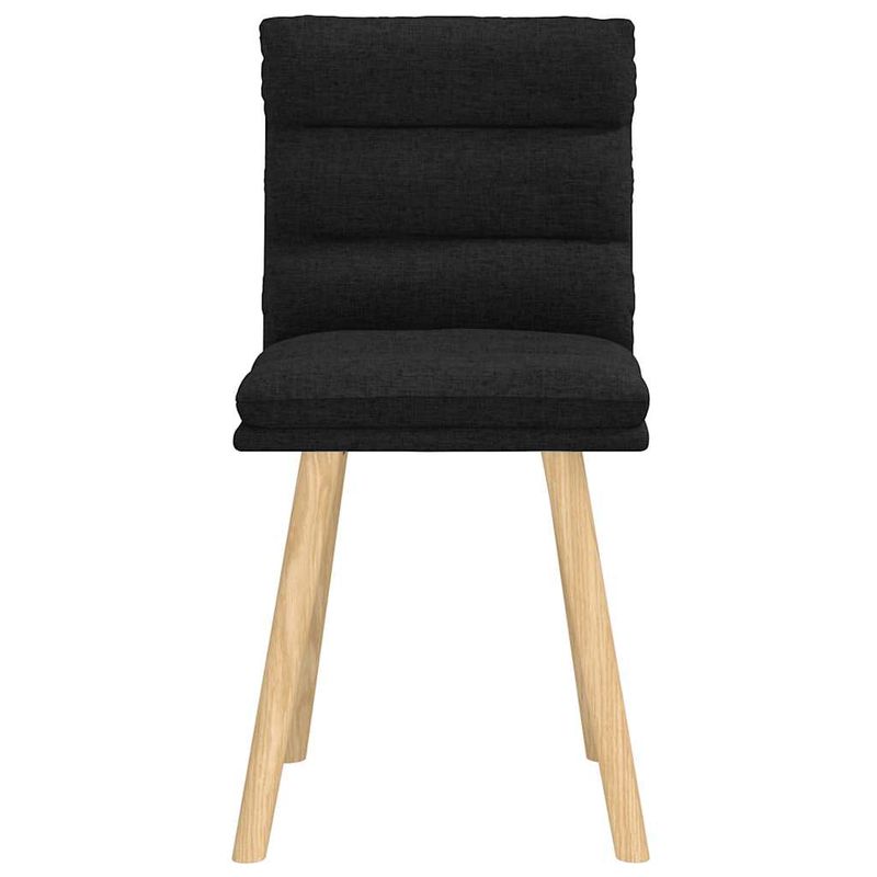Casa si Gradina - Mobilier - Scaune si fotolii - Scaune - Scaune de bucatarie, 2 buc. negru, textil - Infinity.ro