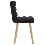 Casa si Gradina - Mobilier - Scaune si fotolii - Scaune - Scaune de bucatarie, 2 buc. negru, textil - Infinity.ro