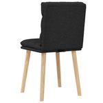Casa si Gradina - Mobilier - Scaune si fotolii - Scaune - Scaune de bucatarie, 2 buc. negru, textil - Infinity.ro