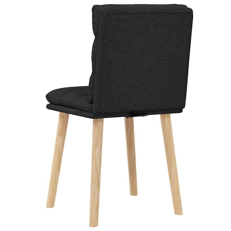 Casa si Gradina - Mobilier - Scaune si fotolii - Scaune - Scaune de bucatarie, 2 buc. negru, textil - Infinity.ro