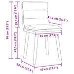 Casa si Gradina - Mobilier - Scaune si fotolii - Scaune - Scaune de bucatarie, 2 buc. negru, textil - Infinity.ro