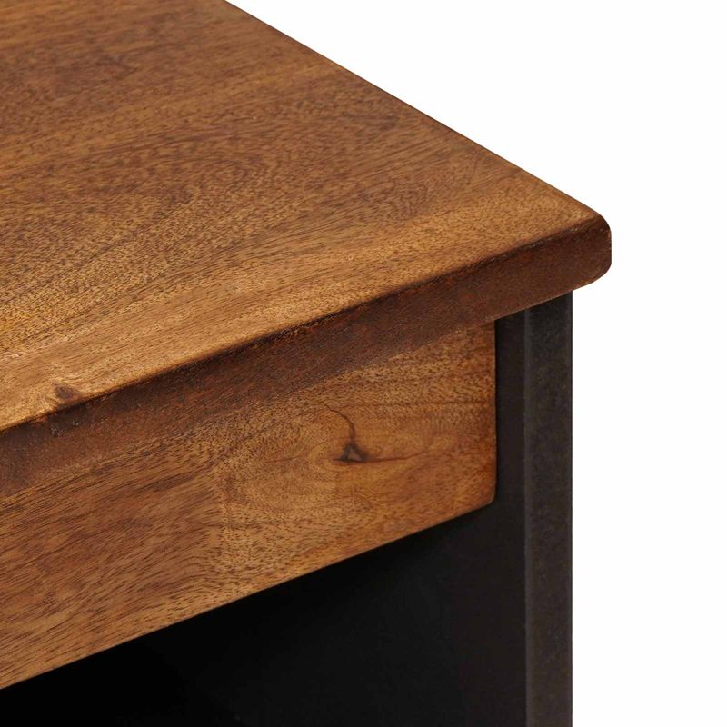 Casa si Gradina - Mobilier - Dulapuri si sifoniere - Dulapuri - Bufet cu usa castan 60 x 33,5 x 75 cm Lemn de mango solid - Infinity.ro