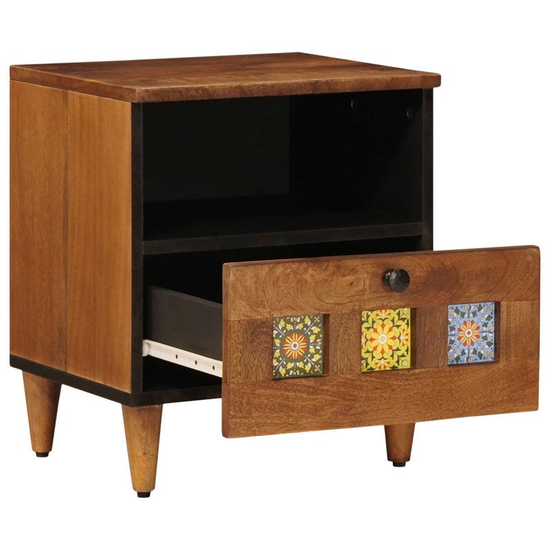 Casa si Gradina - Mobilier - Comode si corpuri - Noptiere - Dulap de noapte 2 pcs Maro 40 x 33 x 46 cm Lemn de mango solid - Infinity.ro