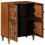 Casa si Gradina - Mobilier - Dulapuri si sifoniere - Dulapuri - Bufet cu usa castan 60 x 33,5 x 75 cm Lemn de mango solid - Infinity.ro