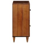 Casa si Gradina - Mobilier - Dulapuri si sifoniere - Dulapuri - Bufet cu usa castan 60 x 33,5 x 75 cm Lemn de mango solid - Infinity.ro