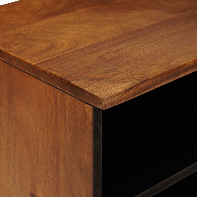 Casa si Gradina - Mobilier - Comode si corpuri - Comode - Cabinet TV castan 100 x 33,5 x 46 cm Lemn de mango solid - Infinity.ro